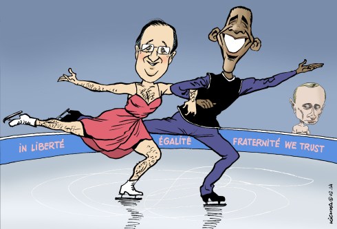 Obama Hollande 02.14